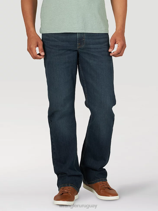 huxley Wrangler hombres Vaqueros con corte tipo bota de ajuste relajado y flexión premium de Five Star ropa F8J4V99