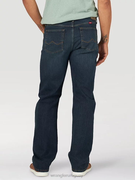 huxley Wrangler hombres Vaqueros con corte tipo bota de ajuste relajado y flexión premium de Five Star ropa F8J4V99