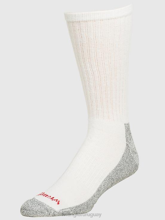 blanco Wrangler hombres calcetines de trabajo para equipo de alto rendimiento (paquete de 6) accesorios F8J4V720