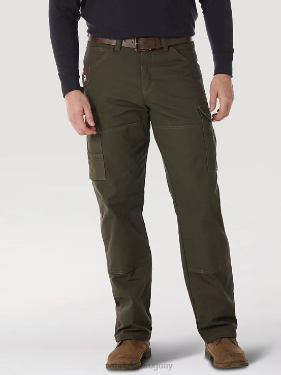 cargarse Wrangler hombres Pantalón Ranger de tejido antidesgarro con forro de ropa de trabajo Riggs ropa F8J4V680