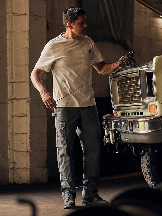 grafito Wrangler hombres pantalón ranger ropa de trabajo ropa F8J4V682