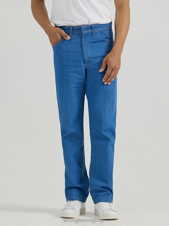 azul claro Wrangler hombres Vaqueros Five Star Premium de corte regular y flexible ropa F8J4V190