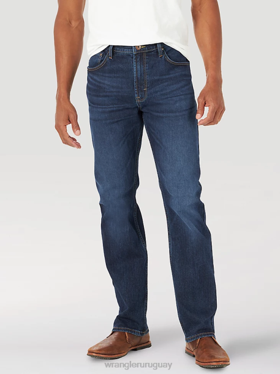 bancos Wrangler hombres vaqueros de corte recto premium de cinco estrellas ropa F8J4V97