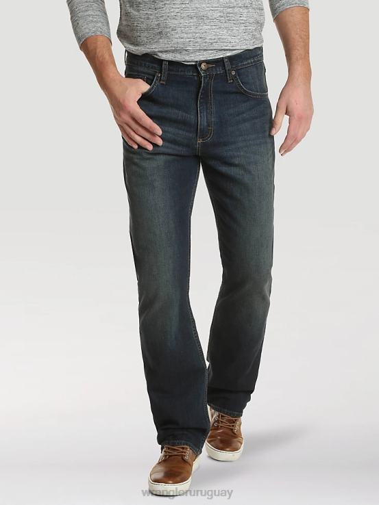 camino de tierra Wrangler hombres Vaqueros bootcut de ajuste relajado Authentics ropa F8J4V121
