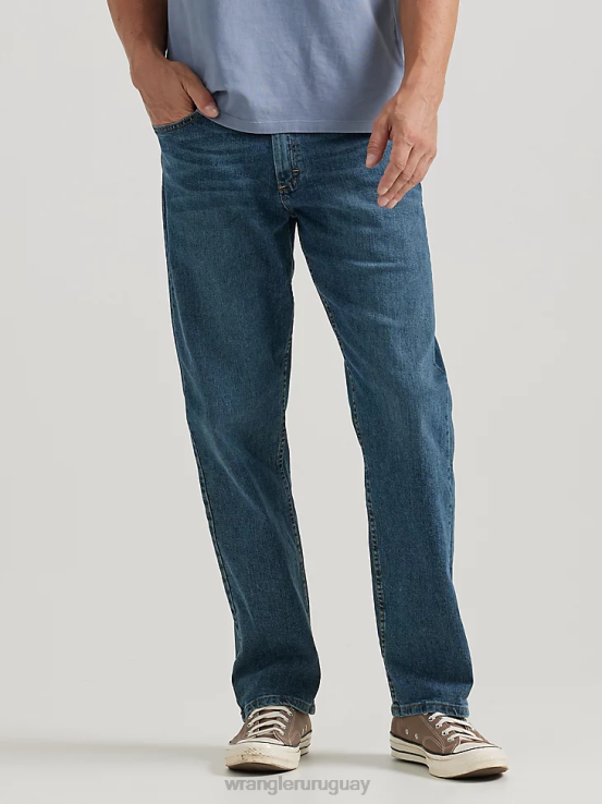 fumar Wrangler hombres Authentics jeans cómodos y flexibles de ajuste relajado ropa F8J4V199