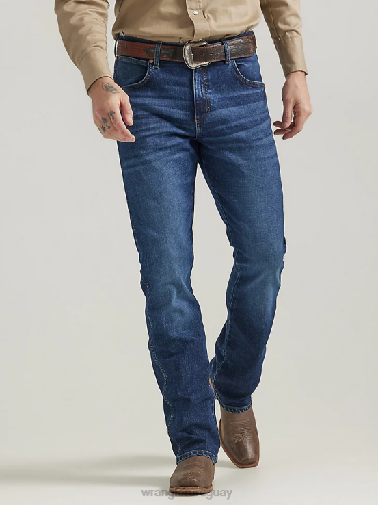 holsteiner Wrangler hombres jeans retro con corte tipo bota y corte slim ropa F8J4V11
