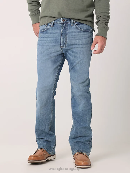 milo Wrangler hombres jeans holgados con corte tipo bota ropa F8J4V105
