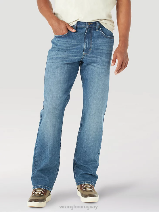 milwaukee Wrangler hombres jeans flexibles de ajuste relajado ropa F8J4V173
