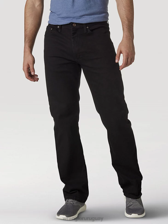 negro Wrangler hombres Vaqueros de corte regular de Five Star Premium Performance Series ropa F8J4V72