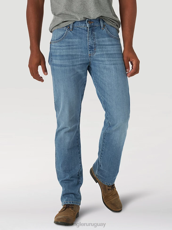 pato Wrangler hombres jean recto delgado ropa F8J4V179