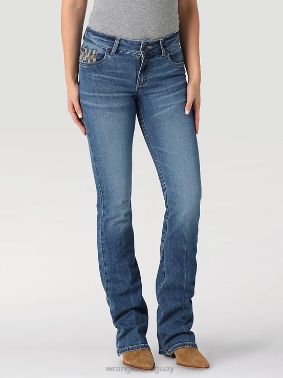 faye Wrangler mujer jean retro mae ropa F8J4V741