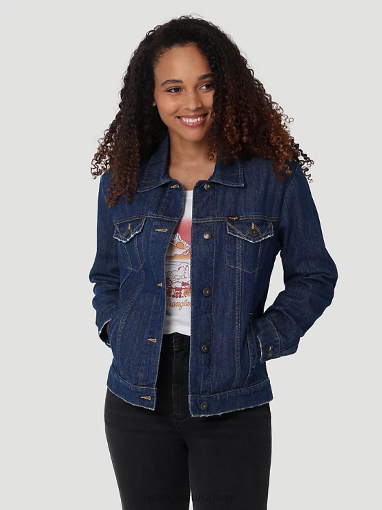 carmesí Wrangler mujer chaqueta fabricante de memoria ropa F8J4V859