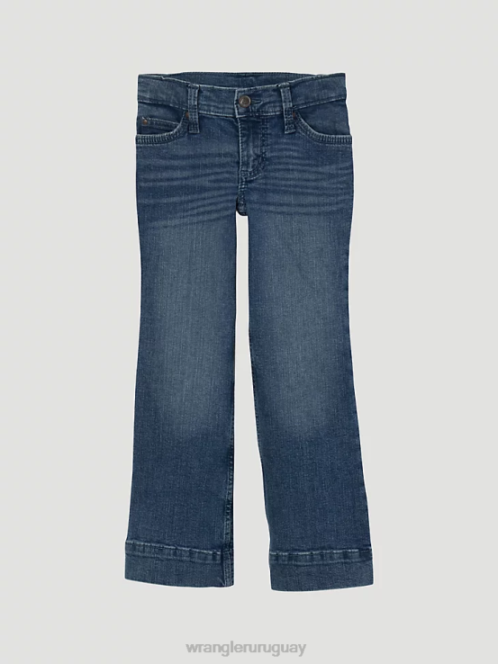 vicky Wrangler chicas pantalones vaqueros de pierna ancha ropa F8J4V1053