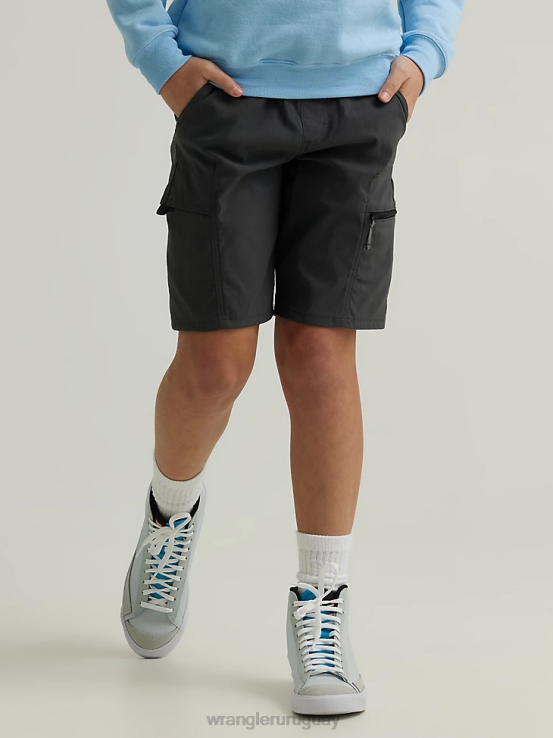 gris Wrangler Niños corto técnico ropa F8J4V1018