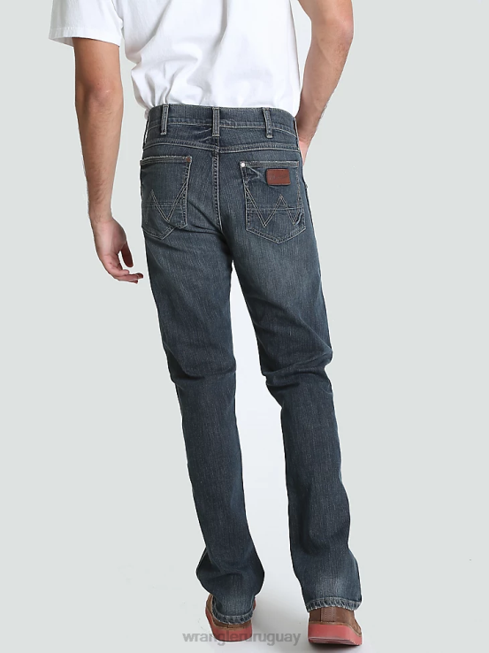 jerome Wrangler hombres jeans retro ajustados con pernera recta ropa F8J4V32