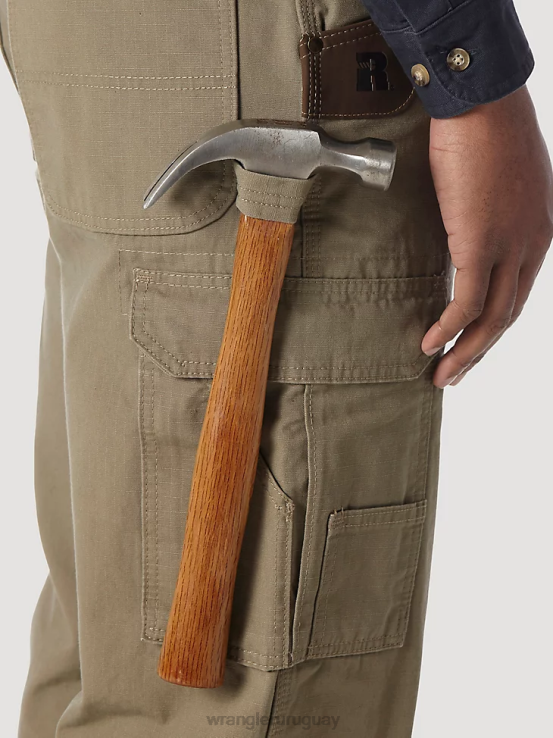 ladrar Wrangler hombres Pantalón Ranger de tejido antidesgarro con forro de ropa de trabajo Riggs ropa F8J4V655