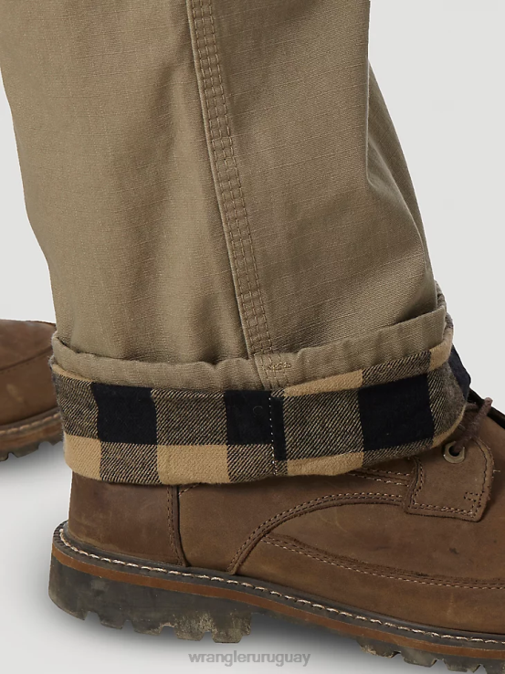 ladrar Wrangler hombres Pantalón Ranger de tejido antidesgarro con forro de ropa de trabajo Riggs ropa F8J4V655