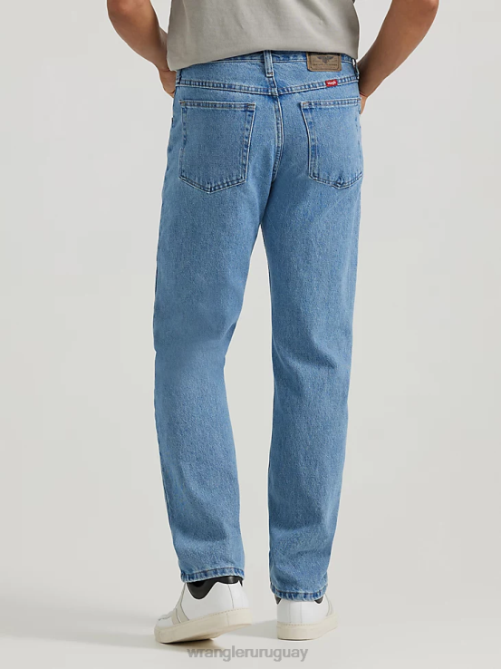 lavado a la piedra Wrangler hombres jeans de corte regular de denim premium de cinco estrellas ropa F8J4V90