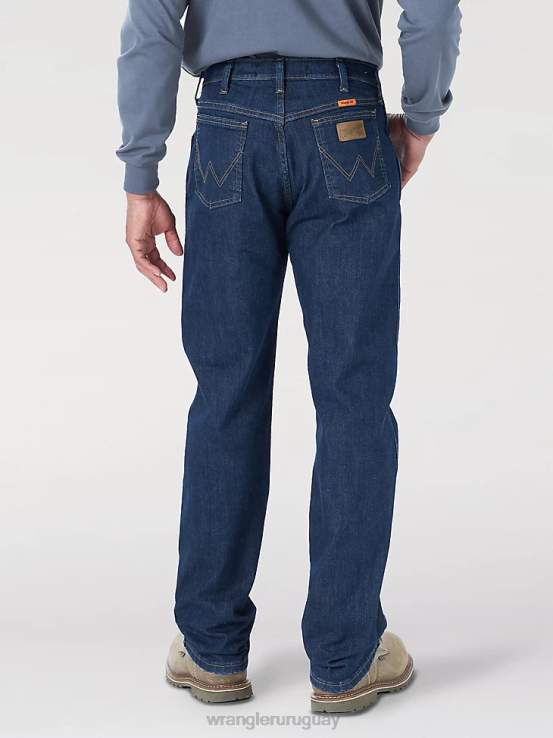 lavado a la piedra claro Wrangler hombres Authentics jeans cómodos y flexibles de ajuste relajado ropa F8J4V197
