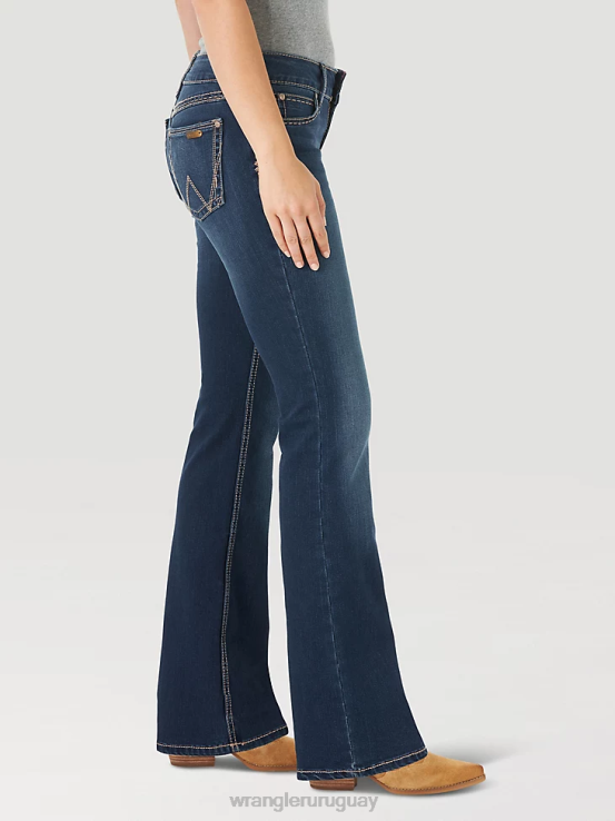 lavado alto Wrangler mujer jean retro mae ropa F8J4V747