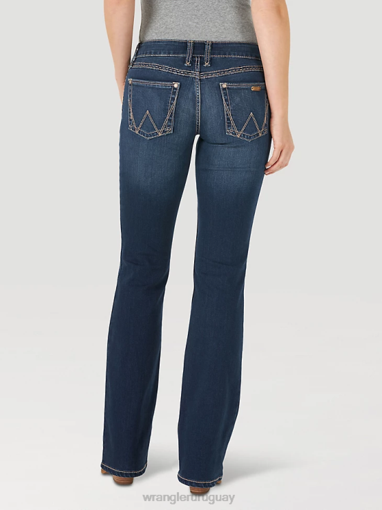 lavado alto Wrangler mujer jean retro mae ropa F8J4V747