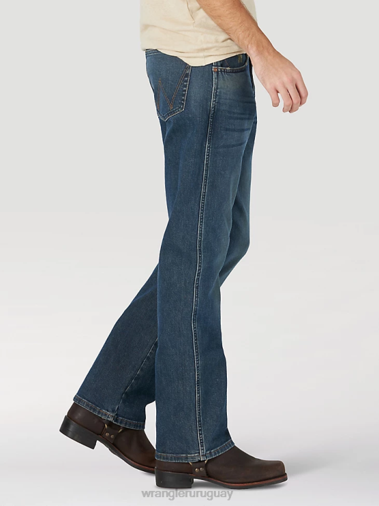 lavado cr Wrangler hombres vaqueros bootcut de corte slim ropa F8J4V183