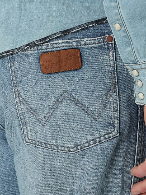lavado de invierno Wrangler hombres vaqueros holgados Heritage Redding ropa F8J4V186