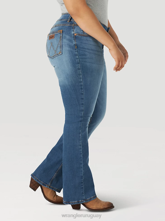 lavado de km Wrangler mujer jean retro mae (más) ropa F8J4V802