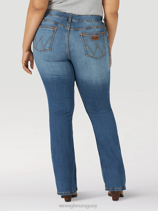 lavado de km Wrangler mujer jean retro mae (más) ropa F8J4V802