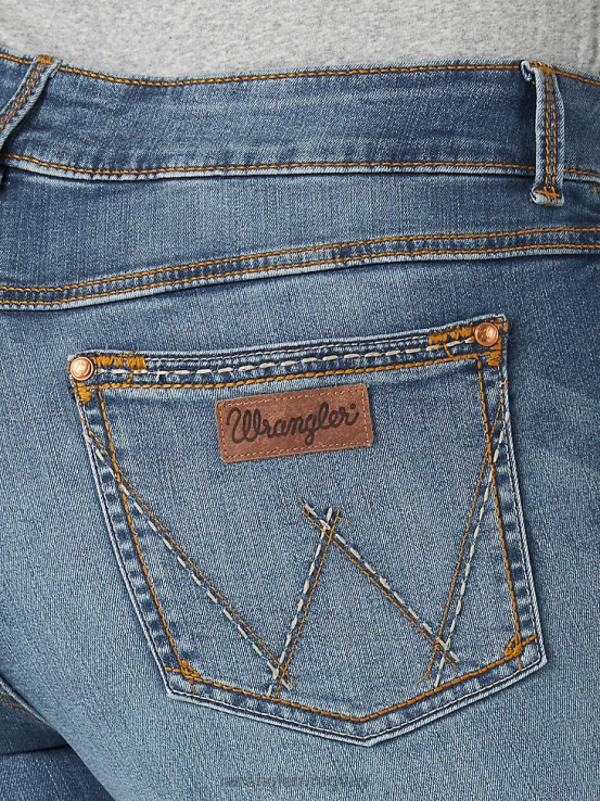 lavado de km Wrangler mujer jean retro mae (más) ropa F8J4V802