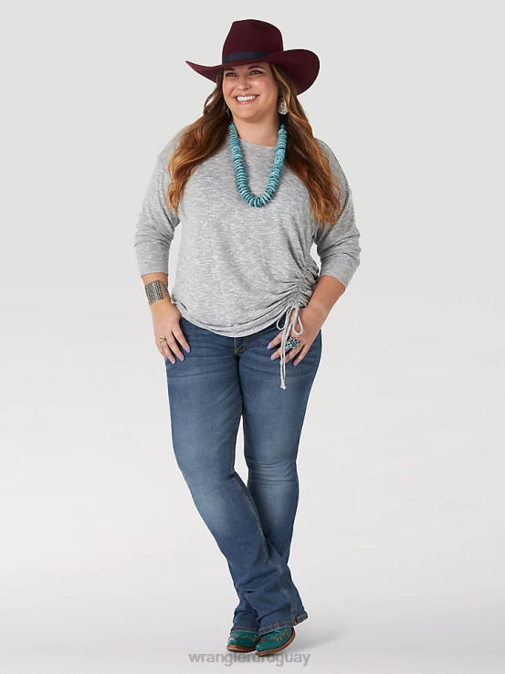 lavado de km Wrangler mujer jean retro mae (más) ropa F8J4V802