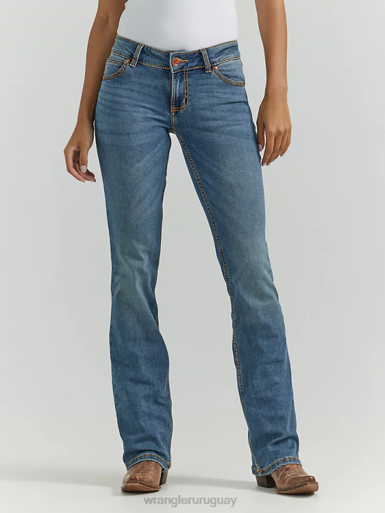 lavado de km Wrangler mujer jean retro mae ropa F8J4V746