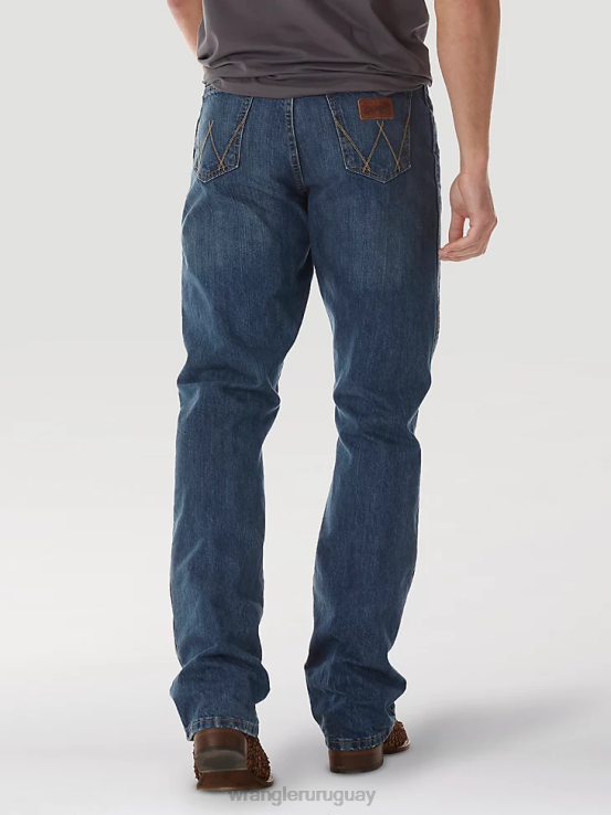lavado de tuberculosis Wrangler hombres jeans retro con corte tipo bota y corte relajado ropa F8J4V42