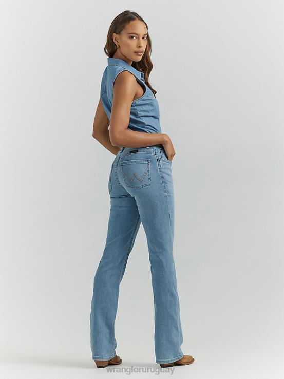 lavado ligero Wrangler mujer willow jean de equitación definitivo ropa F8J4V787