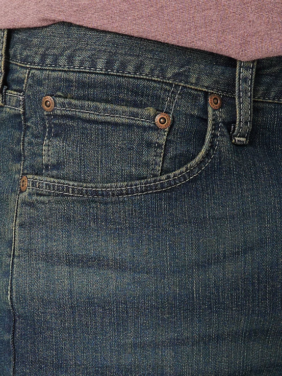 luz de la luna Wrangler hombres pantalones cortos de mezclilla relajados auténticos ropa F8J4V584