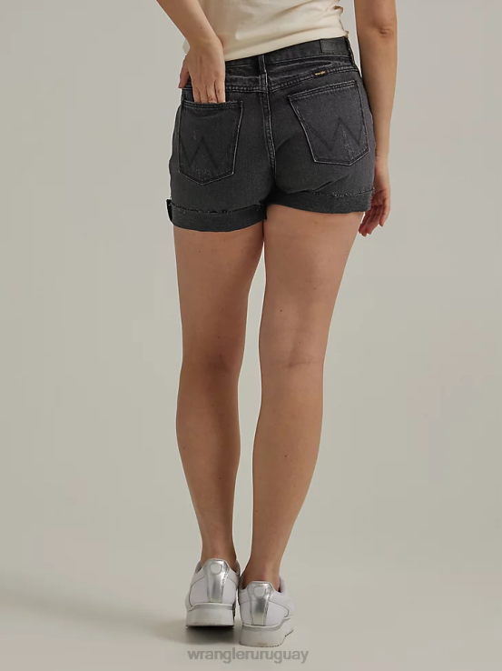 luz de la luna Wrangler mujer shorts de mezclilla desgastados ropa F8J4V850