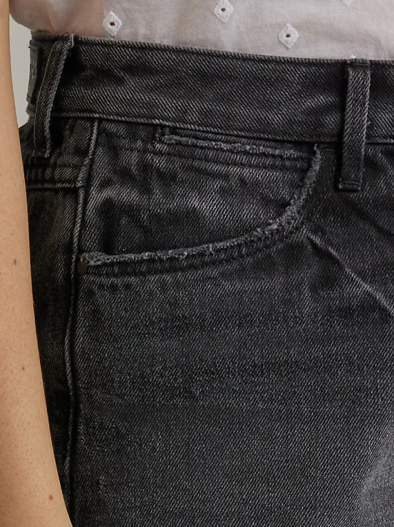 luz de la luna Wrangler mujer shorts vintage de tiro alto con cortes ropa F8J4V834