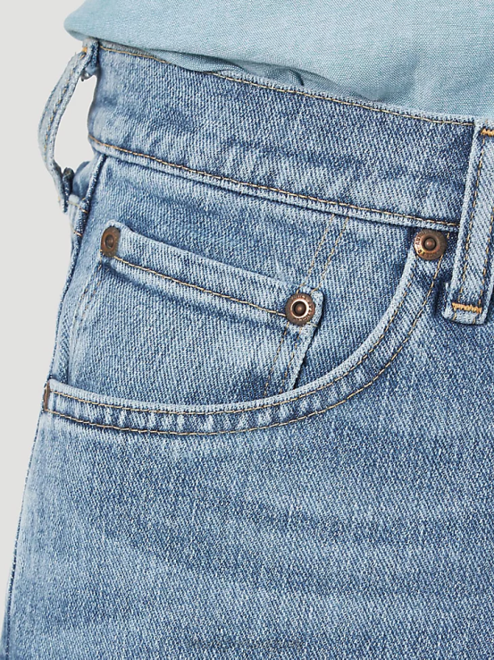 luz de lavado a la piedra Wrangler hombres pantalones cortos de mezclilla relajados auténticos ropa F8J4V585