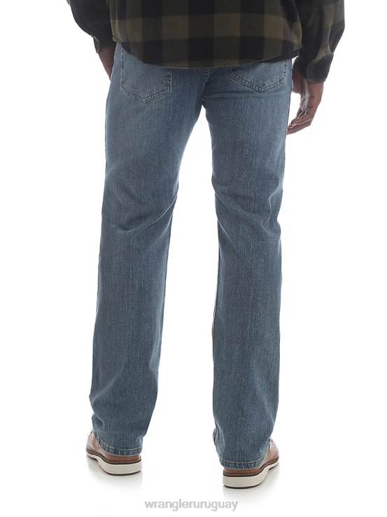 lápida sepulcral Wrangler hombres jeans de corte recto con flexión de mezclilla premium de cinco estrellas para mayor comodidad ropa F8J4V193