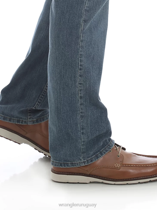 lápida sepulcral Wrangler hombres jeans de corte recto con flexión de mezclilla premium de cinco estrellas para mayor comodidad ropa F8J4V193