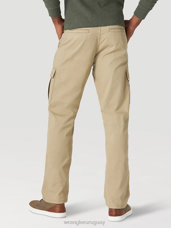 madera de olmo Wrangler hombres Pantalón cargo elástico relajado Authentics ropa F8J4V232