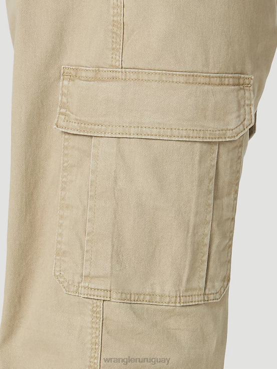 madera de olmo Wrangler hombres Pantalón cargo elástico relajado Authentics ropa F8J4V232