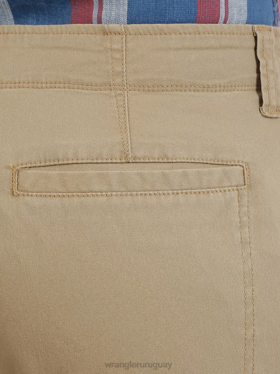 madera de olmo Wrangler hombres pantalón cargo flexible de ajuste relajado premium de cinco estrellas ropa F8J4V219