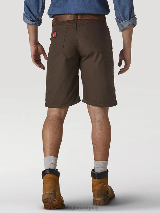marron oscuro Wrangler hombres pantalón corto técnico de ropa de trabajo riggs ropa F8J4V593