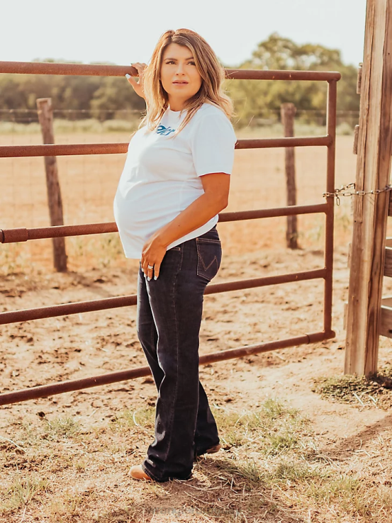 me lavo Wrangler mujer vaqueros premamá retro mae ropa F8J4V807