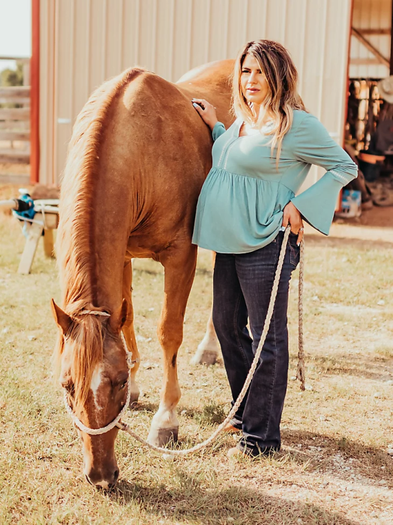 me lavo Wrangler mujer vaqueros premamá retro mae ropa F8J4V807