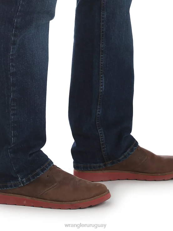 metro Wrangler hombres jeans de corte recto con flexión de mezclilla premium de cinco estrellas para mayor comodidad ropa F8J4V194