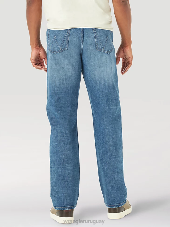 milwaukee Wrangler hombres jeans flexibles de ajuste relajado ropa F8J4V173