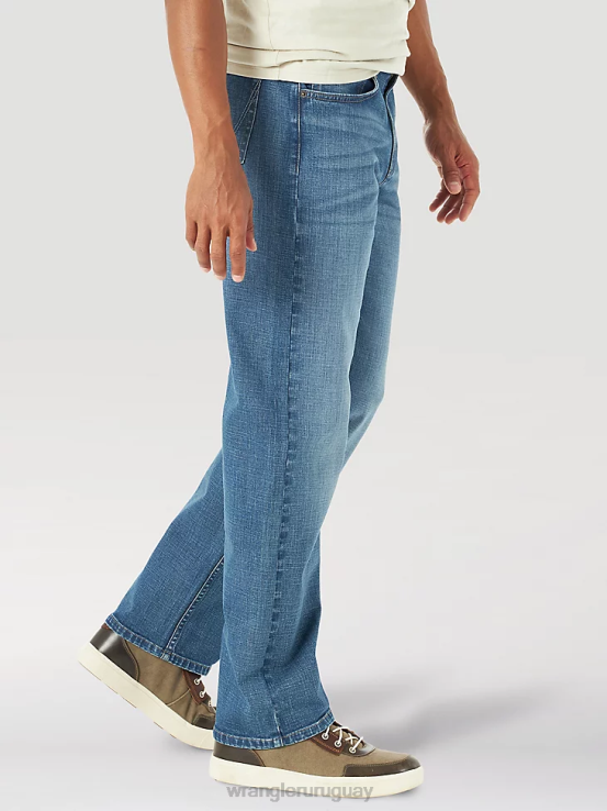 milwaukee Wrangler hombres jeans flexibles de ajuste relajado ropa F8J4V173