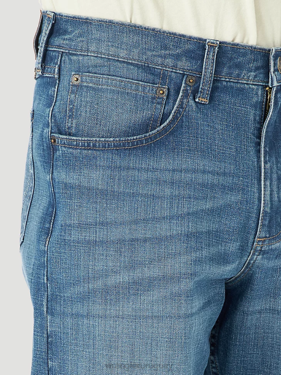 milwaukee Wrangler hombres jeans flexibles de ajuste relajado ropa F8J4V173